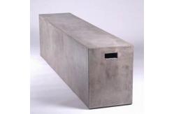 China Outdoor Rectangle / Round GRC Concrete Patio Table With Bench Seats supplier