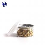 100ml 3.5g Dry Herb Clear Plastic Cans EOE 211# 38mm Height PET Tuna Can for sale