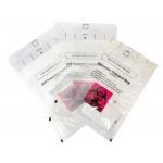 Customized Air Transport Biohazard Plastic Bag Gravure Printing for sale