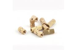 China M3-M12 Brass Knurled Nut Through Hole Inlaid Injection Knurled Copper Nuts supplier