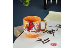 China Stylish Stacking Stoneware Ceramic Coffee Mugs With Eco Friendly Handicraft supplier