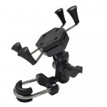 X Waterproof Bike Phone Stand , 3.5-6.5'' Metal Motorcycle Phone Mount 0.4kg for sale