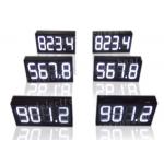 White Color LED Gas Price Sign With IR Remote High Brightness 300*630*100mm for sale