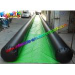 50m Single Lane Inflatable Water City Slides , Crazy Inflatable Splash Wet Slide for sale