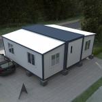 Ready To Move In 40 20 Foot Prefabricated Movable Modern Expandable Container House 2 3 4 5 Bedroom Prefab Villa Portable Home for sale