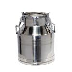 20 Liter Stainless Steel Milk Jug 5 Gallon Bucket Pail Handle Lid for sale