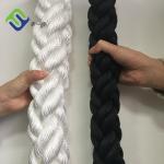 80mmx220m Polyester Braided Rope Braided 8 Strand High Tenacity Rope for sale