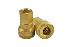 China 0.25 Inch Threaded Quick Connect , Brass Quick Release Coupling supplier