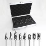 Trial Order Acceptable Metric Tungsten Carbide Burr Set For Die Grinder Drill Bits YG6 Grade for sale