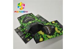 China Laminated Material Stand Up Pouch Bags Moringa Leaf Powder Packaging With Zipper supplier