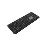 Ruggedized Silicone Industrial Keyboard With Touchpad, Washable Silicone Medical Keyboard