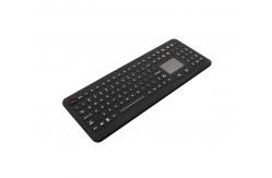 China Ruggedized Silicone Industrial Keyboard With Touchpad, Washable Silicone Medical Keyboard supplier