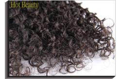 China Grade 6A Kinky Curly Unprocessed Virgin Human Hair Extensions 100G Per Bundle supplier
