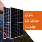 580W 585W Canadian 600 Watt Solar Panel 605W 610W Warehouse Roof Mounted Solar Panels for sale