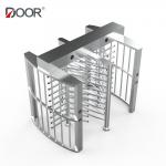 Double Channel Revolving Door Full Height Turnstile For Prison for sale
