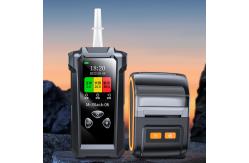 China Mr black 6 Convenient Alcohol Breath Analyser With Printer LED Display supplier
