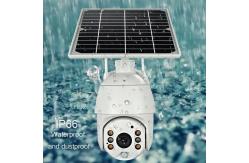 China CMOS Durable Solar Powered 4G Camera , 4MP Home Security Camera With Solar Panel supplier