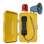 Auto Dial Industrial Weatherproof Telephone Vandal Proof With Broadcast for sale