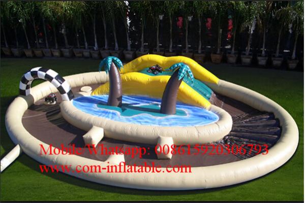 Inflatable Remote Control Race Track