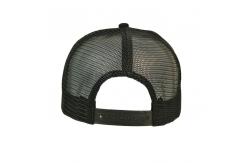 China custom-made 3D embroidery 5 panel suede trucker cap with plastic buckle supplier