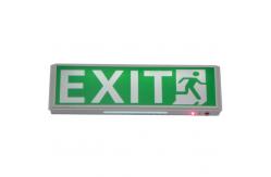 China Wall Surface Mounted Indoor Led Emergency Exit Sign Ni-Cad Battery Operation supplier