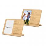 Bamboo Wooden Sublimation Picture Frame DIY Custom Logo With Wireless Charger Wood Sublimation Photo Frame for sale