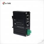 China Industrial 5G PoE Injector Din Rail Mounting 802.3at 30W Power Ethernet Injector factory
