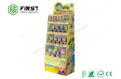 China Recyclable Retail POP Floor Display Custom Logo Printed Cardboard Display Stand supplier
