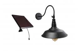 China Solar LED Wall Lights Outdoor Wall Mounted with Optional Extension Cable supplier