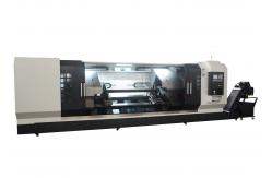 China Dual Spindle Inclined Bed Milling & Drilling Master For Long Range Workpieces supplier