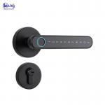 Black Gold Smart Lock Unlock Ble App Controlled Front Door Lock for sale