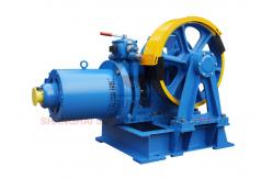 China VVVF Elevator Traction Machine Traction Elevator Components With Right Sheave Position supplier