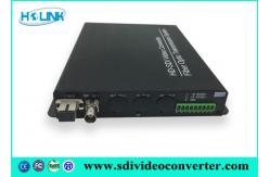 China 4 HD-SDI digital video converter Standalone single fiber single mode fiber transceiver supplier