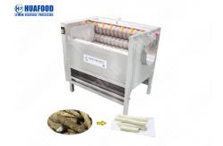 China Ce Certificate Brush Roller Potato Cleaning And Peeling Machine supplier