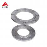 EN1092-01 Gr1 Gr2 Gr5 Titanium Plate Flange Flat Flange PN 10 For Industrial Piping in Corrosive Environments for sale