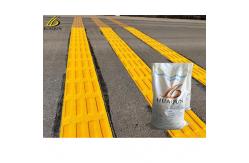 China Yellow White Convex Thermoplastic Paint For Road Marking Vibrate Dots Road Line supplier