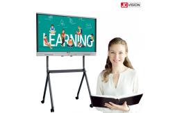 China 55inch Smart Board Interactive Flat Panel , 4K Interactive Panel For Education supplier