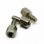 10.8mm Polished Hex #4-40 Head Steel Standoff Screws Stainless Steel Hexagonal Single Standoff Screw for sale