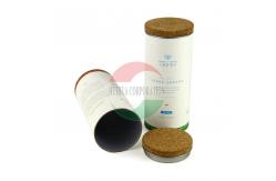 China Cosmetic Composite Can Packaging With Cork Lid Custom Printed supplier