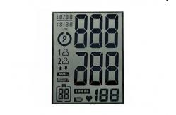 China Custom LCD Positive 4 Digit Segment TN Lcd Panel Display For Sphygmomanometer supplier