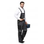 Industrial Heavy Duty Bib Work Pants Hard Wearing With Durable Double Stitching  for sale