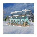 Luxury Polycarbonate Dome House Rainproof For Leisure Facilities for sale