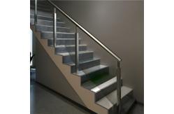 China Space-Efficient Stainless Steel Handrails for Narrow Staircases supplier