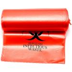 Heavy Duty 10 Gallon Professional Grade Roll Of 100 Biohazard Waste Disposal Bags