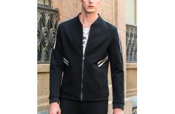 China 2019 Fashion Embossed Varsity Mens Flight Jacket Windproof For Spring Autumn supplier