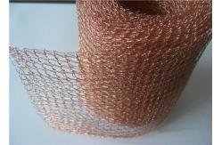 China 99.9% Copper Knitted Mesh Roll 10ft 20ft 6inch For Pest Control supplier