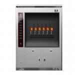China Commercial Electric Fish Grill Machine 6 Compartments 350KG manufacturer