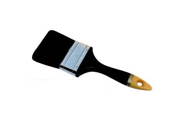Long-lasting Black Bristle Painting Brush With Lacquered Plastic Handle