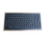 USB PS2 Washable Silicone Industrial Desktop Keyboard IP68 With Touchpad for sale