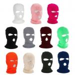 Full Face Cover Three Hole Knitted Mask Beanies Hat Balaclava Tactical Cycling Unisex Caps for sale